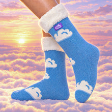 Load image into Gallery viewer, The Foozie™ Cloud slipper socks, among the clouds
